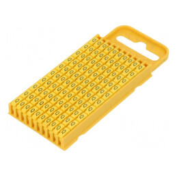 Markere Marcaj Q 4,3÷5,3mm galbene poliamidă -40÷85°C WIC | Electronic-mag.ro | Componente Electronice