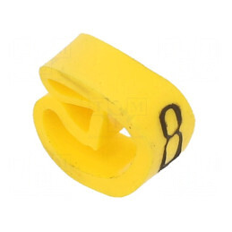 Markere Marcaj PVC galbenă 8 4÷10mm -30÷80°C | Electronic-mag.ro | Componente Electronice