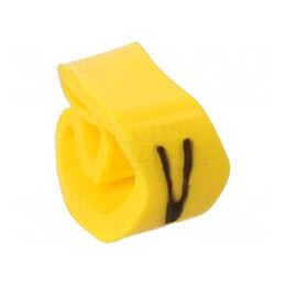 Markere Marcaj PVC galben 4-10mm -30÷80°C | Electronic-mag.ro | Componente Electronice