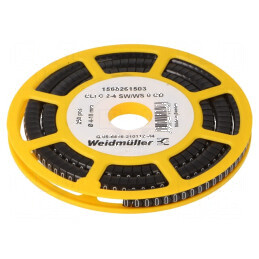 Markere Marcaj PVC neagră 0 4÷10mm -30÷80°C | Electronic-mag.ro | Componente Electronice