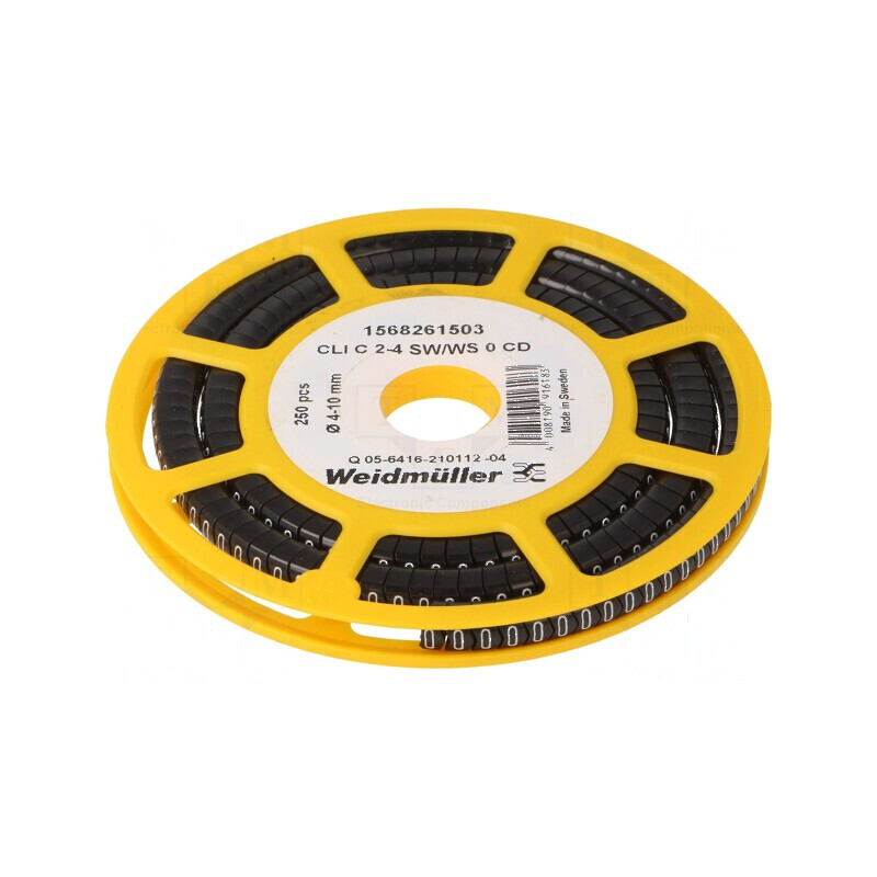Markere Marcaj PVC neagră 0 4÷10mm -30÷80°C | Electronic-mag.ro | Componente Electronice Markere Marcaj PVC neagră 0 4÷10mm -30÷80°C | Electronic-mag.ro | Componente Electronice