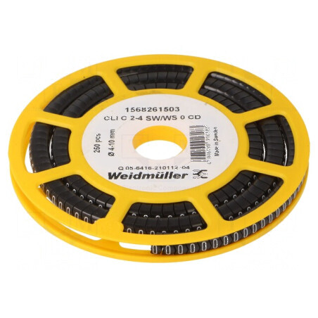Markere Marcaj PVC neagră 0 4÷10mm -30÷80°C | Electronic-mag.ro | Componente Electronice