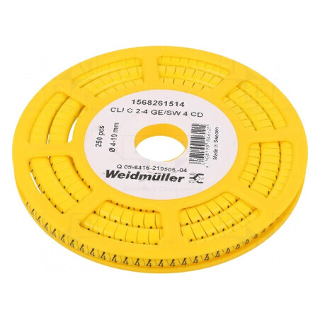Markere de Marcaj PVC Galben 4-10mm -30÷80°C prin Orificiu | Electronic-mag.ro | Componente Electronice