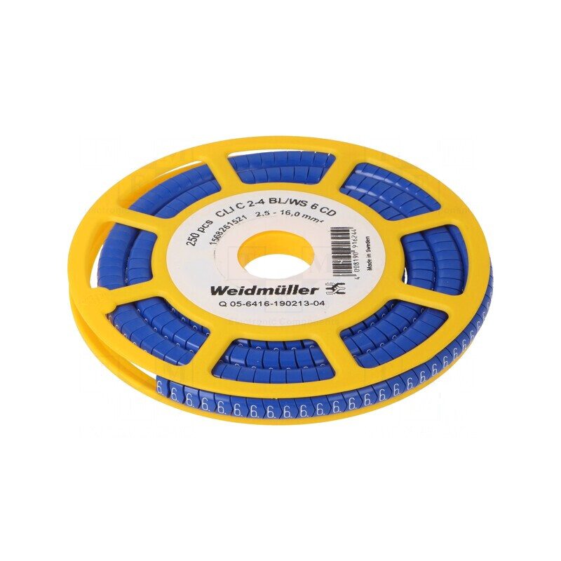 Markere Marcaj PVC Albastru 6 mm 4÷10mm -30÷80°C | Electronic-mag.ro | Componente Electronice Markere Marcaj PVC Albastru 6 mm 4÷10mm -30÷80°C | Electronic-mag.ro | Componente Electronice