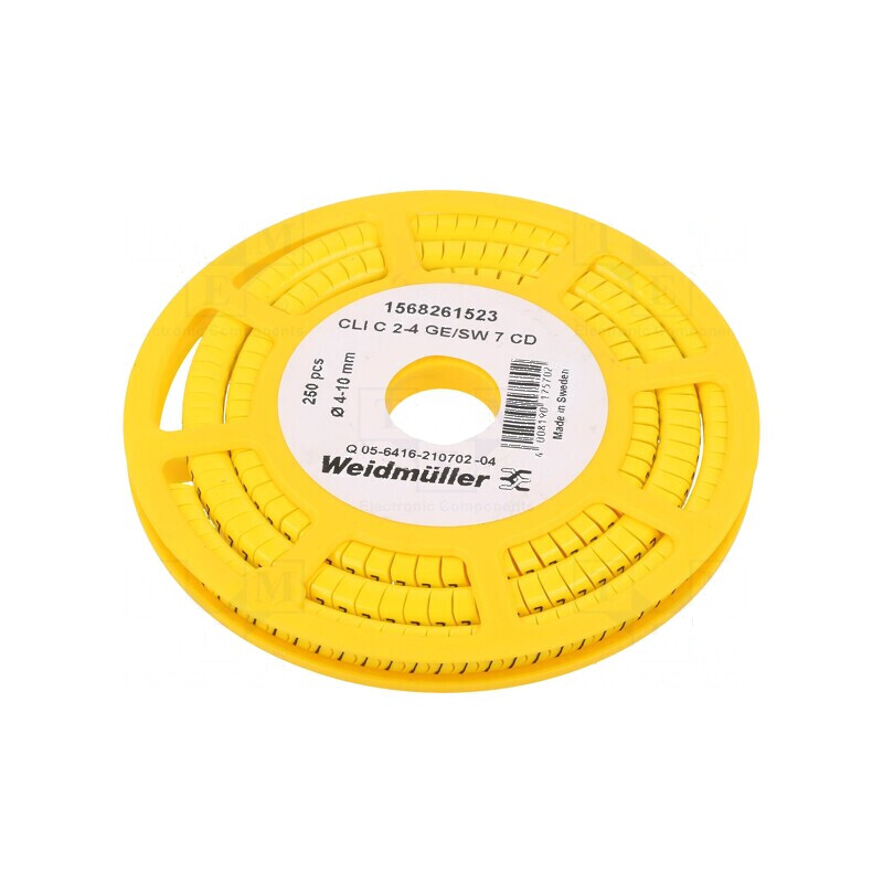 Markere Marcaj PVC galbenă 7 4÷10mm -30÷80°C | Electronic-mag.ro | Componente Electronice