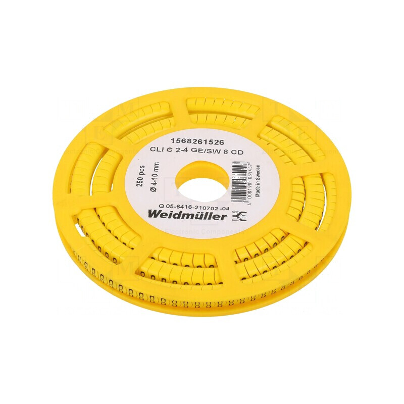 Markere Marcaj PVC galbenă 8 4÷10mm -30÷80°C | Electronic-mag.ro | Componente Electronice Markere Marcaj PVC galbenă 8 4÷10mm -30÷80°C | Electronic-mag.ro | Componente Electronice