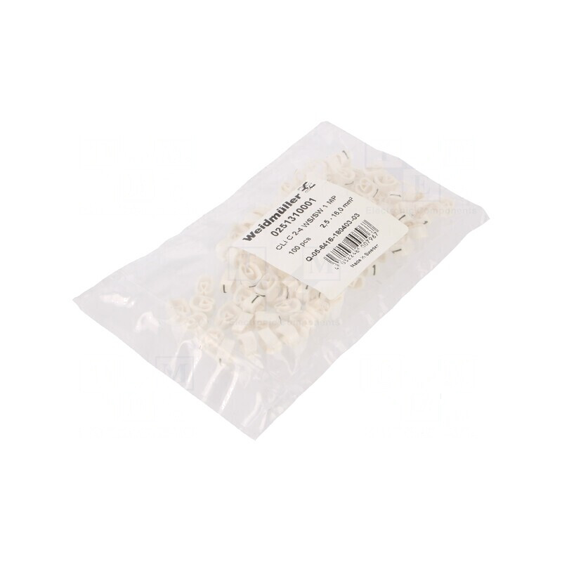 Markere Marcaj PVC Alb 1-4mm pentru Temperatură -30÷80°C | Electronic-mag.ro | Componente Electronice Markere Marcaj PVC Alb 1-4mm pentru Temperatură -30÷80°C | Electronic-mag.ro | Componente Electronice