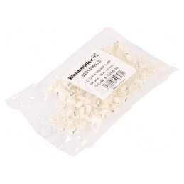 Markere Marcaj PVC Alb 3-4 mm - Temperatură 30-80°C | Electronic-mag.ro | Componente Electronice