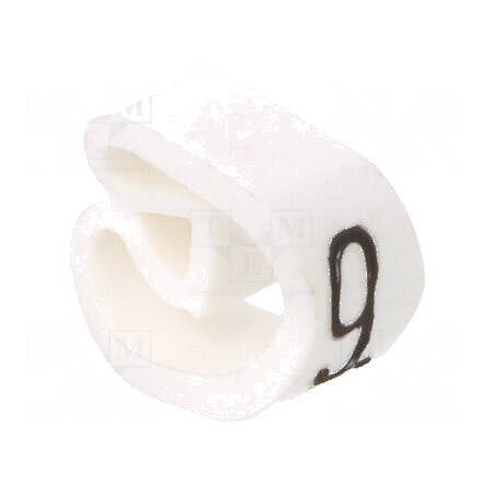 Markere Marcaj PVC albă 9 4÷10mm -30÷80°C | Electronic-mag.ro | Componente Electronice