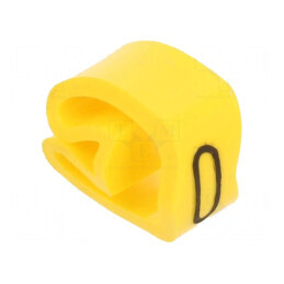 Markere Marcaj PVC Galben 0-10mm pentru Temperaturi -30÷80°C | Electronic-mag.ro | Componente Electronice