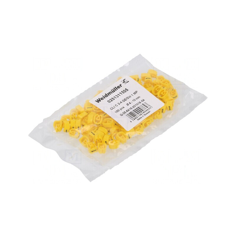 Markere Marcaj PVC galben 1-4mm, rezistență 30-80°C | Electronic-mag.ro | Componente Electronice Markere Marcaj PVC galben 1-4mm, rezistență 30-80°C | Electronic-mag.ro | Componente Electronice