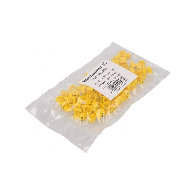 Markere Marcaj PVC galben 2 4÷10mm -30÷80°C | Electronic-mag.ro | Componente Electronice Markere Marcaj PVC galben 2 4÷10mm -30÷80°C | Electronic-mag.ro | Componente Electronice