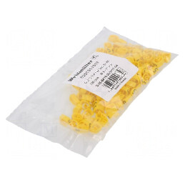 Markere de Marcaj PVC Galben 5 4÷10mm -30÷80°C | Electronic-mag.ro | Componente Electronice