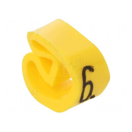 Markere Marcaj PVC Galben 6 4÷10mm -30÷80°C | Electronic-mag.ro | Componente Electronice