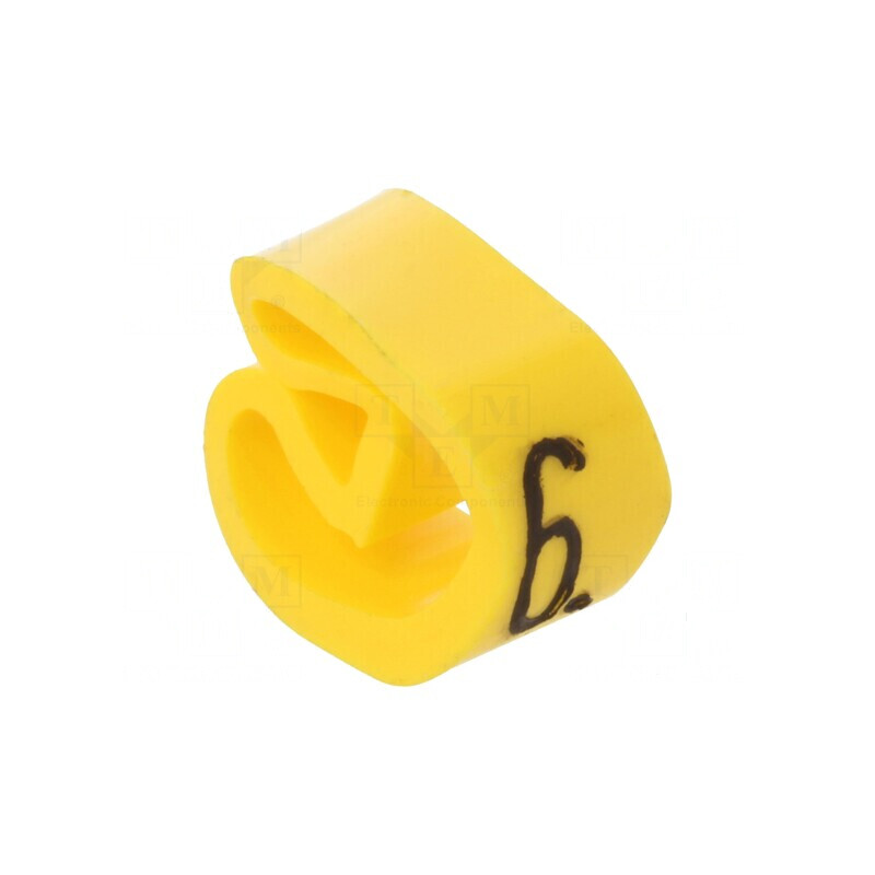 Markere Marcaj PVC Galben 6 4÷10mm -30÷80°C | Electronic-mag.ro | Componente Electronice Markere Marcaj PVC Galben 6 4÷10mm -30÷80°C | Electronic-mag.ro | Componente Electronice
