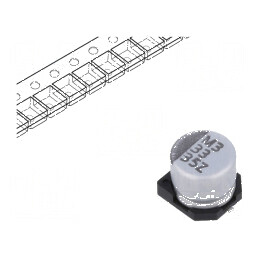 Condensator electrolitic low ESR SMD 33uF 35V Ø6,3x5,7mm | Electronic-mag.ro | Componente Electronice