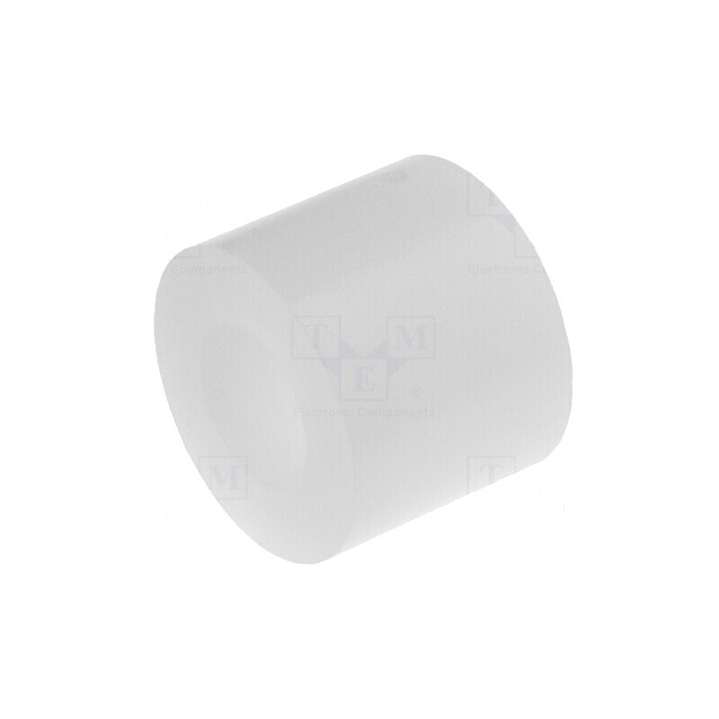 Manşon distanţier cilindric din polistiren 8mm x 10mm | Electronic-mag.ro | Componente Electronice