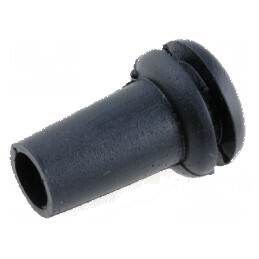 Manșon PVC negru 9,5mm x 6,4mm, lungime 14,3mm | Electronic-mag.ro | Componente Electronice