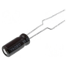 Condensator electrolitic THT 470uF 25VDC Ø10x12mm 5mm | Electronic-mag.ro | Componente Electronice