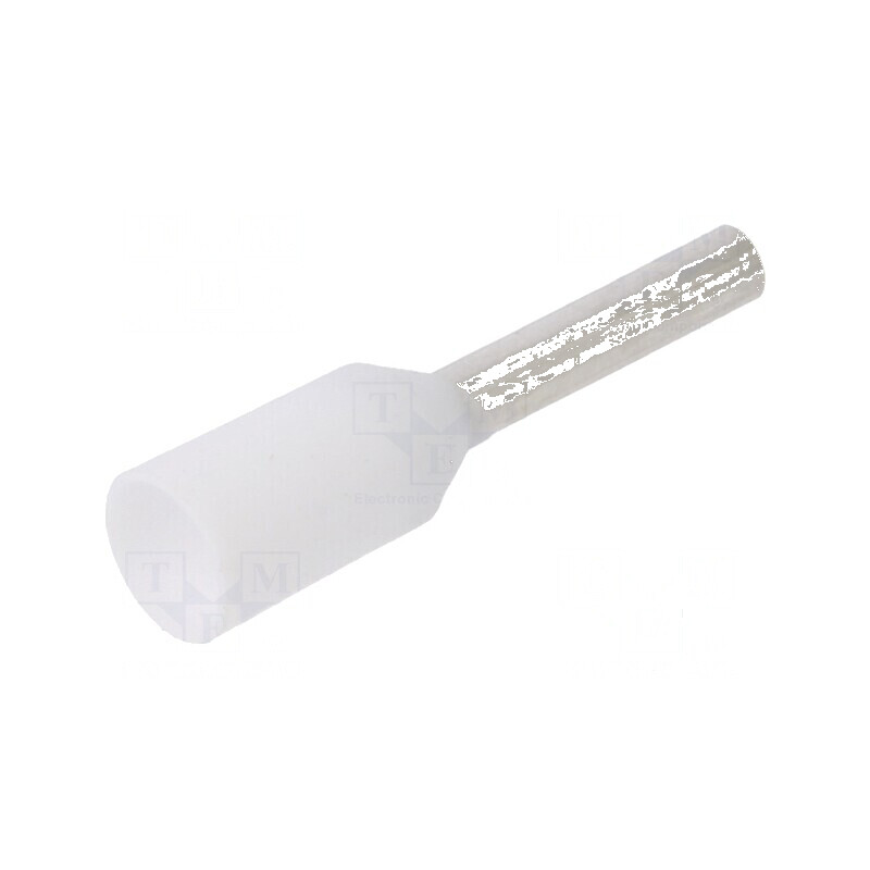 Vârf tub de capăt izolată 0,5mm2 6mm albă cositorit crimpat | Electronic-mag.ro | Componente Electronice Vârf tub de capăt izolată 0,5mm2 6mm albă cositorit crimpat | Electronic-mag.ro | Componente Electronice