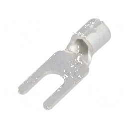 Vârf furcă M3 1,04-2,63mm² crimpat cablu neizolat 3,2mm | Electronic-mag.ro | Componente Electronice