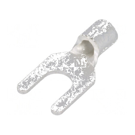 Furcă M4 crimpat neizolat 4,3mm pentru cablu 1,04÷2,63mm2 | Electronic-mag.ro | Componente Electronice
