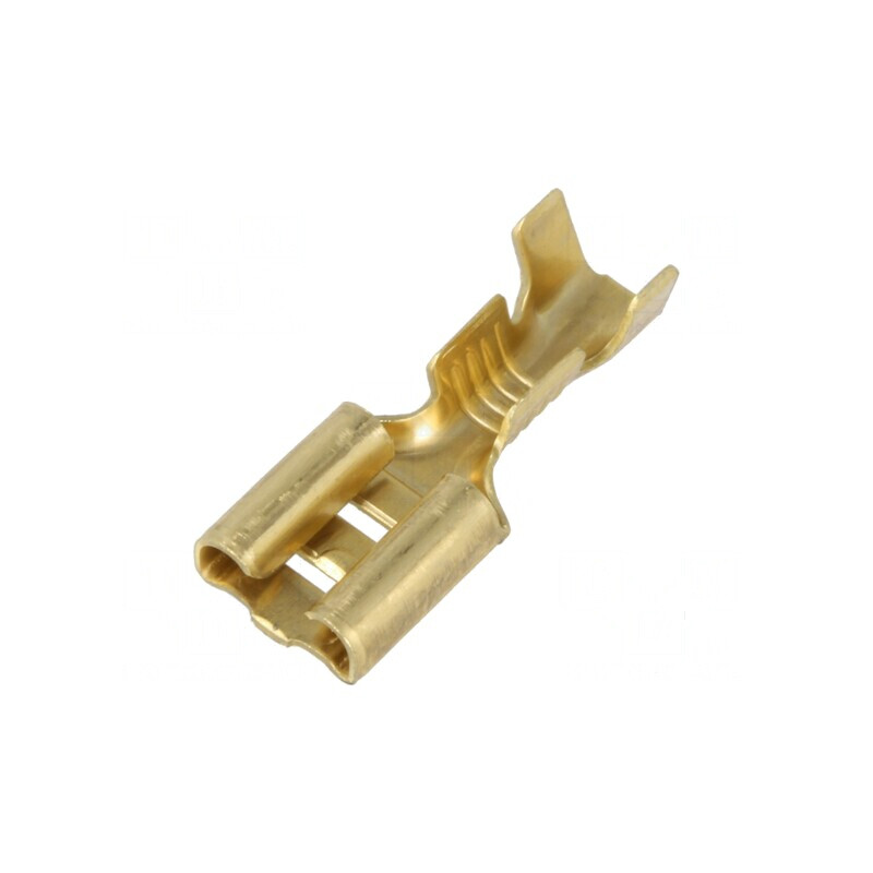 Terminal plat 6,3mm mamă pentru cablu 1÷2,5mm² crimpat | Electronic-mag.ro | Componente Electronice