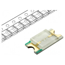 LED SMD 0805 verde 12-43mcd 20mA 72mW 140° | Electronic-mag.ro | Componente Electronice