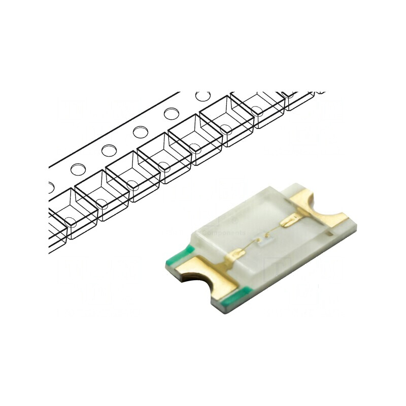 LED SMD 0805 verde 12-43mcd 20mA 72mW 140° | Electronic-mag.ro | Componente Electronice LED SMD 0805 verde 12-43mcd 20mA 72mW 140° | Electronic-mag.ro | Componente Electronice