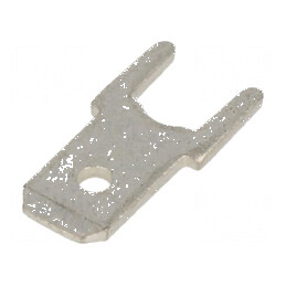 Terminal plat 4,8mm 0,8mm tată THT 12,5mm drept | Electronic-mag.ro | Componente Electronice