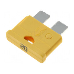 Siguranţă auto 20A 32VDC 19mm UNIVAL | Electronic-mag.ro | Componente Electronice