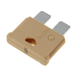 Siguranţă auto 5A 32VDC 19mm UNIVAL | Electronic-mag.ro | Componente Electronice