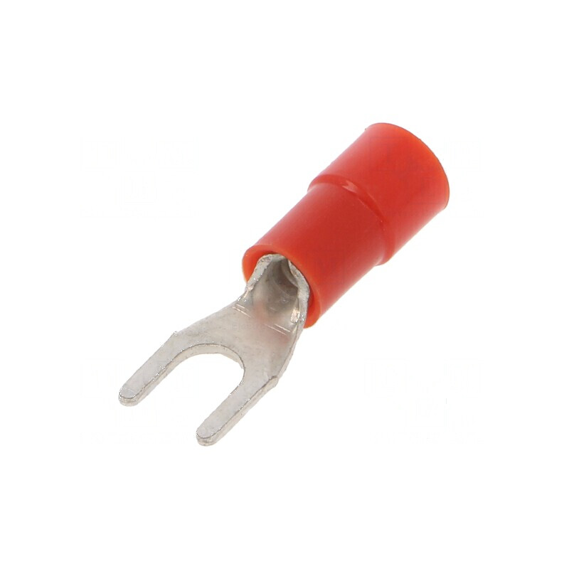 Furcă M3,5 Ø 3,7mm pentru cablu izolată, crimpat 0,25-1,5mm2 | Electronic-mag.ro | Componente Electronice