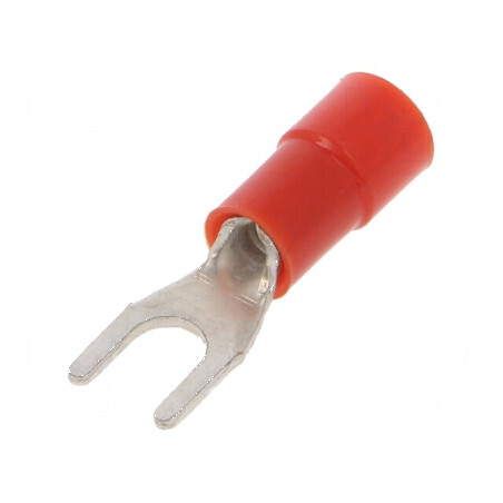 Furcă M3,5 Ø 3,7mm pentru cablu izolată, crimpat 0,25-1,5mm2 | Electronic-mag.ro | Componente Electronice