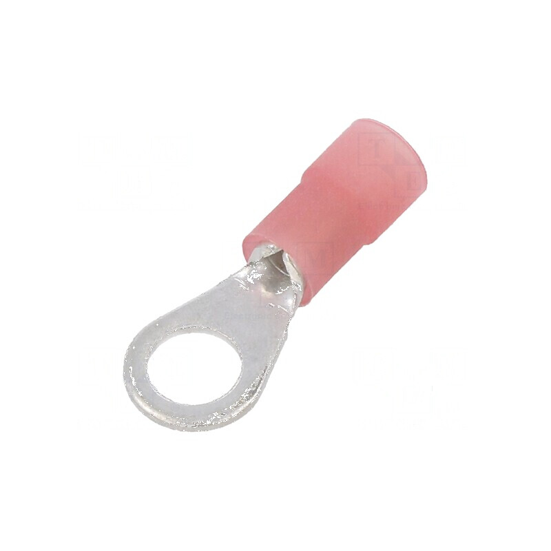 Vârf inelar M5 Ø 5,2mm pentru cablu izolată 0,25÷1,5mm2 crimpat | Electronic-mag.ro | Componente Electronice Vârf inelar M5 Ø 5,2mm pentru cablu izolată 0,25÷1,5mm2 crimpat | Electronic-mag.ro | Componente Electronice