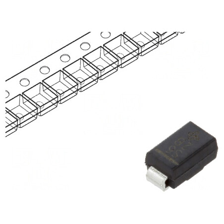 Diodă Schottky SMD 60V 1A SMA - Redresor pe rolă, bandă | Electronic-mag.ro | Componente Electronice
