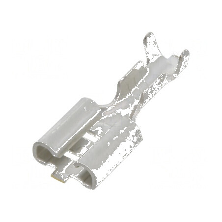 Terminal plat 6,3mm mamă pentru cablu 0,3÷0,8mm2 crimpat | Electronic-mag.ro | Componente Electronice