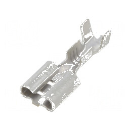 Terminal plat 6,3mm mamă 0,5÷2mm² pentru cablu crimpat | Electronic-mag.ro | Componente Electronice