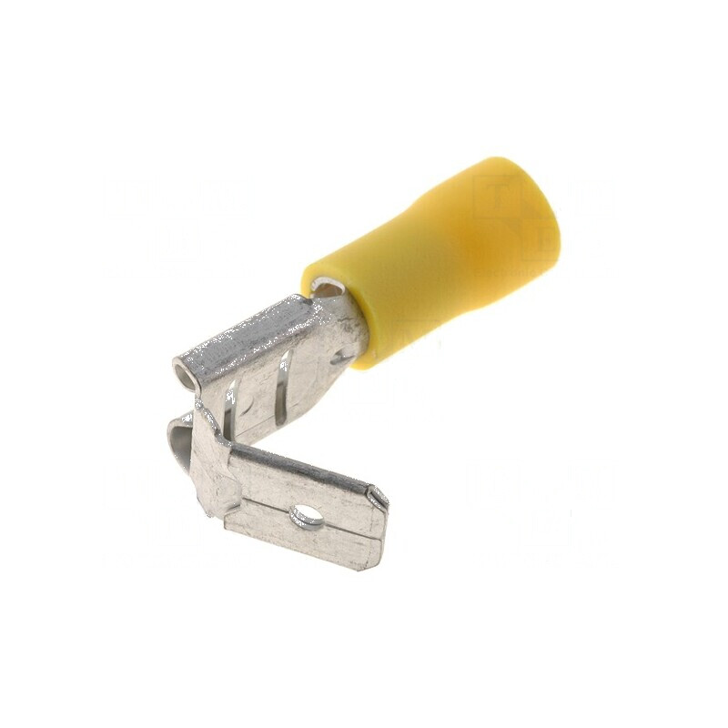 Terminal plat 6,3mm mamă/tată 4÷6mm2 pentru cablu | Electronic-mag.ro | Componente Electronice