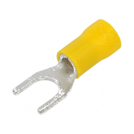 Furcă M6 Ø6,4mm pentru cablu izolată 4÷6mm2 | Electronic-mag.ro | Componente Electronice