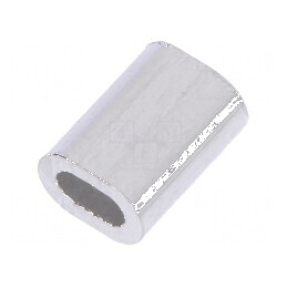 Inel de prindere din aluminiu pentru cabluri Ø1mm L5mm | Electronic-mag.ro | Componente Electronice