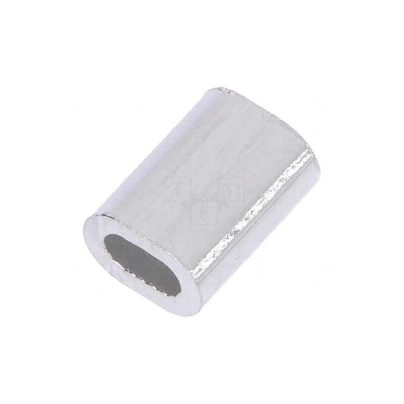 Inel de prindere din aluminiu pentru cabluri Ø1mm L5mm | Electronic-mag.ro | Componente Electronice