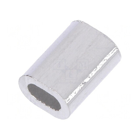 Inel de prindere din aluminiu pentru cabluri Ø1mm L5mm | Electronic-mag.ro | Componente Electronice