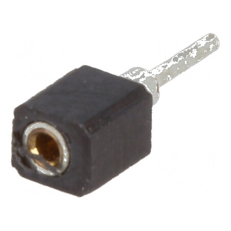 Conector şiruri pini soclu mamă 1 drept 2mm THT 1x1 | Electronic-mag.ro | Componente Electronice