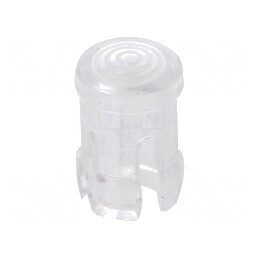 Lentilă LED rotundă policarbonat transparent 3mm UL94V-2 | Electronic-mag.ro | Componente Electronice