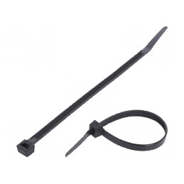 Colier de strângere poliamidă 200mm 7,6mm 533N negru | Electronic-mag.ro | Componente Electronice