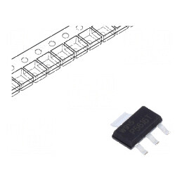 Tranzistor NPN bipolar 80V 1A SC73 SOT223 | Electronic-mag.ro | Componente Electronice