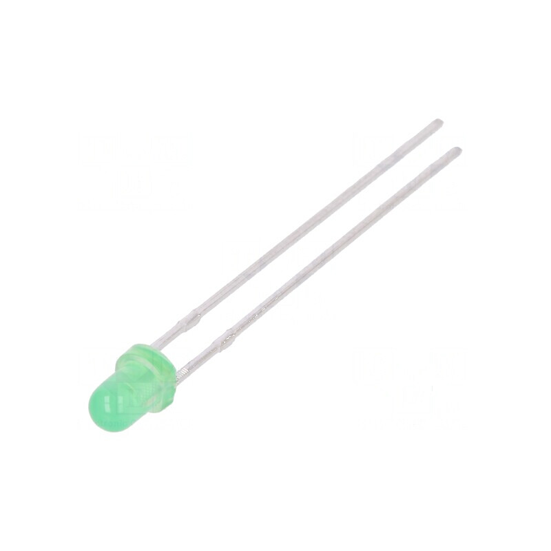 LED 3mm verde 12-25mcd 60° convex | Electronic-mag.ro | Componente Electronice