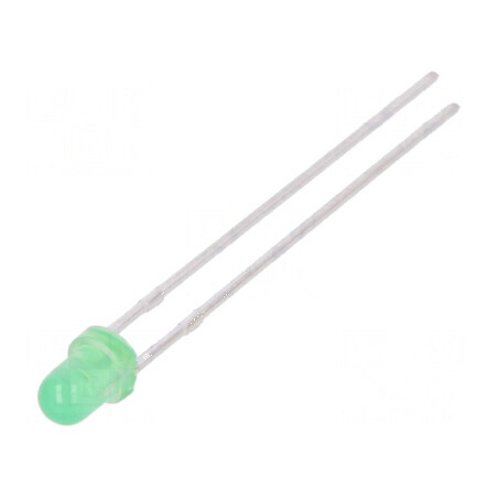LED 3mm verde 12-25mcd 60° convex | Electronic-mag.ro | Componente Electronice