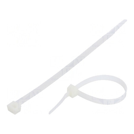 Colier de strângere poliamidă 200mm 7,6mm 533N naturală | Electronic-mag.ro | Componente Electronice